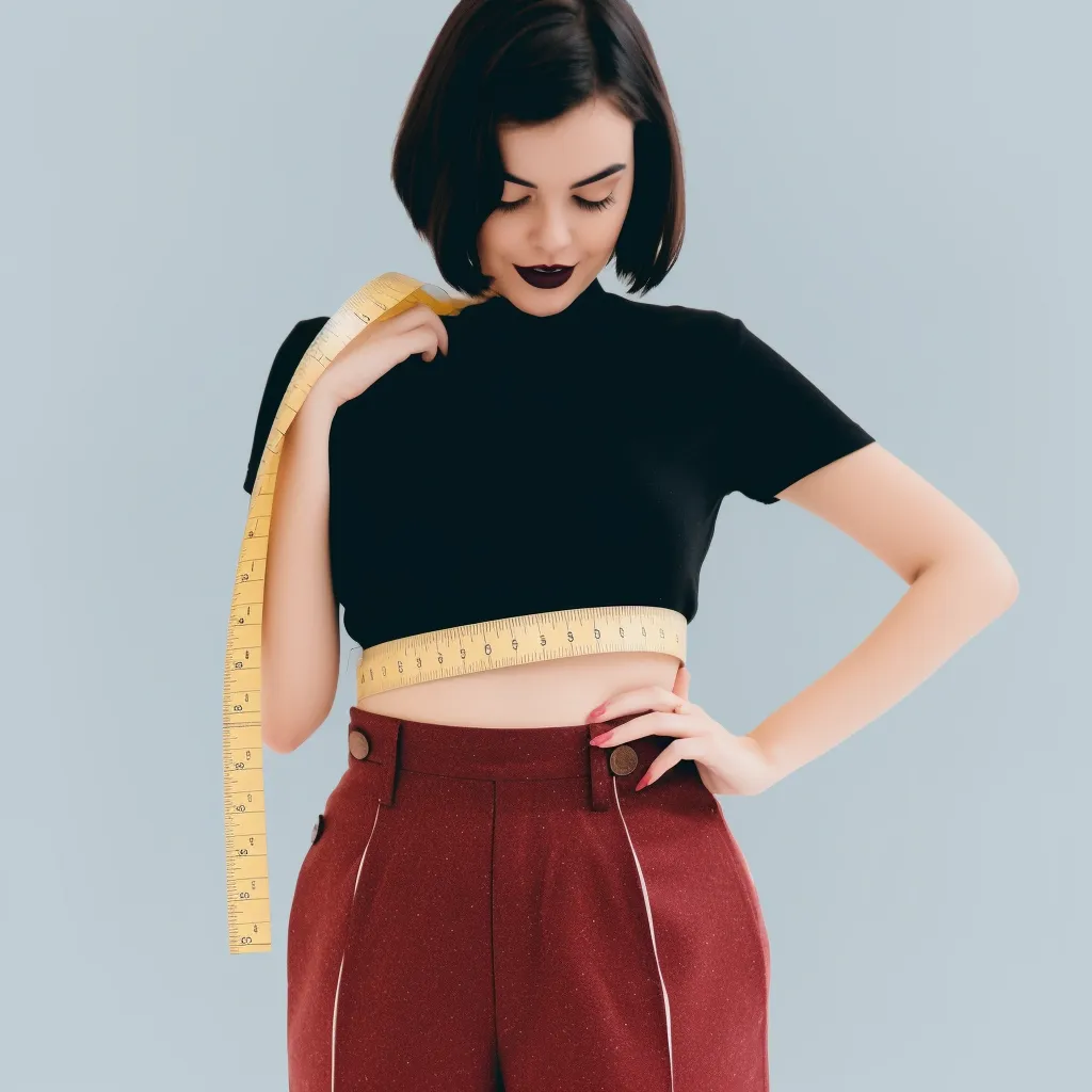 dry fasting stages happy woman with measuring tape