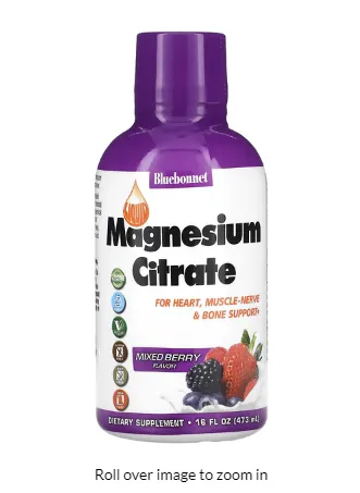 magnesium citrate for dry fasting prep laxative